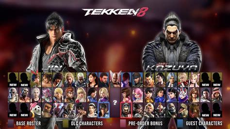 tekken 8 leaked roster|Tekken 8 Roster Leaks Online